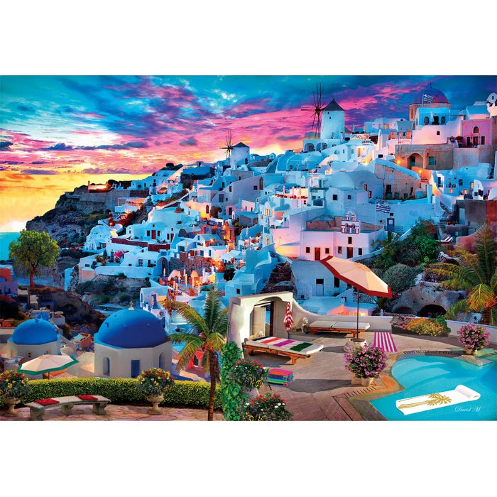 Rompecabezas 500 Piezas Vista De Grecia Clementoni Adultos