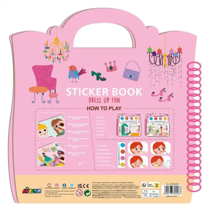 Libro Para Vestir Con Pintura Y Pop-up Para Niños