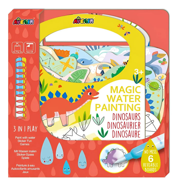 Libro Magico Para Pintar Con Agua Dinosaurios
