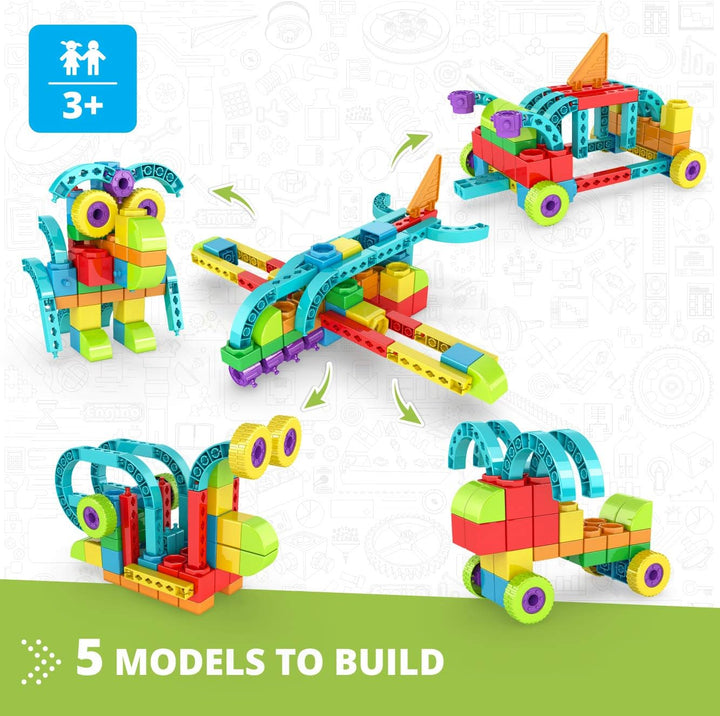 Juego De Construcción Aeroplano 5 En 1