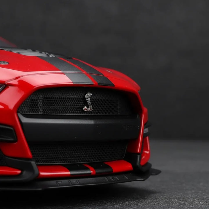 Carro Coleccionable A Escala 1/32 Mustang Sheby Gt500 Rojo