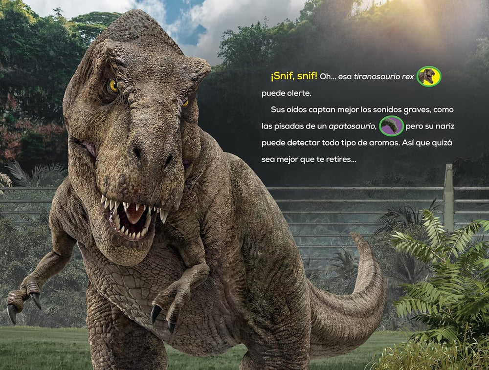 Libro Con Sonidos De Jurassic World Para Niños