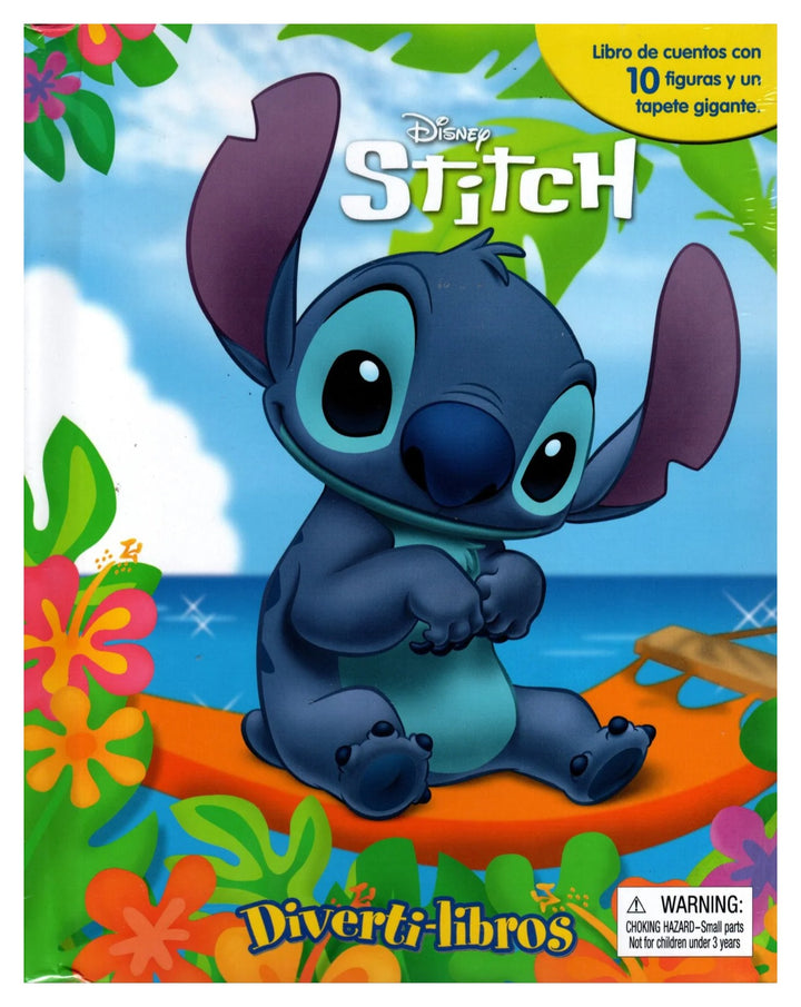 Libro Infantil De Cuentos Stitch Con Figuras Niños