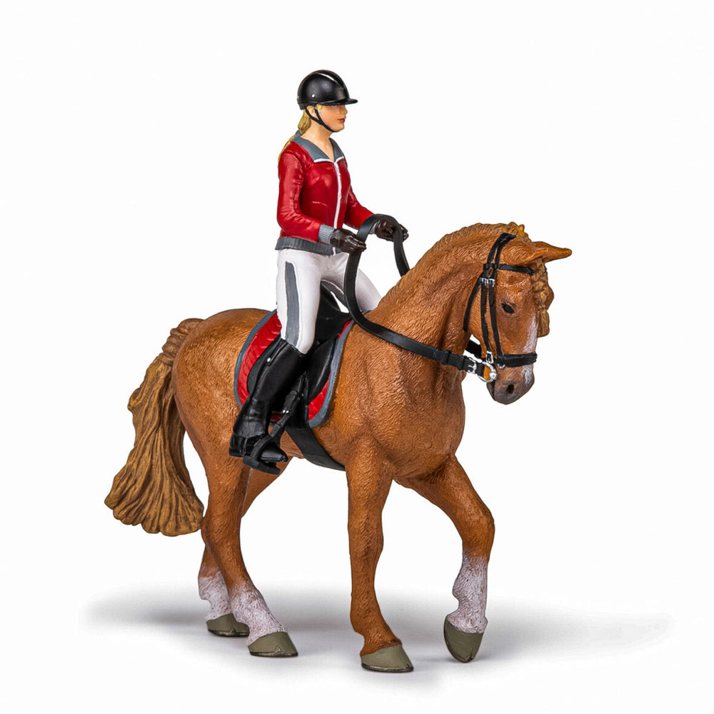 Juego figura de competencia Amazona y caballo