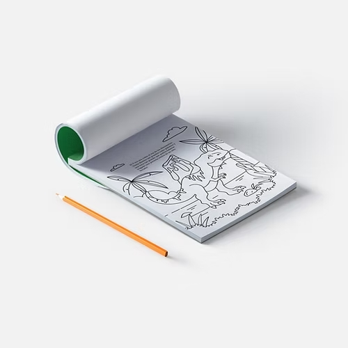 Libro Para Colorear Era Dinosaurios Para Niños