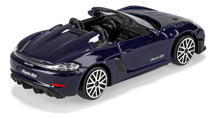 Carro Coleccionable Bburago 1:45 Porshe 718 Spyder Rs Azul