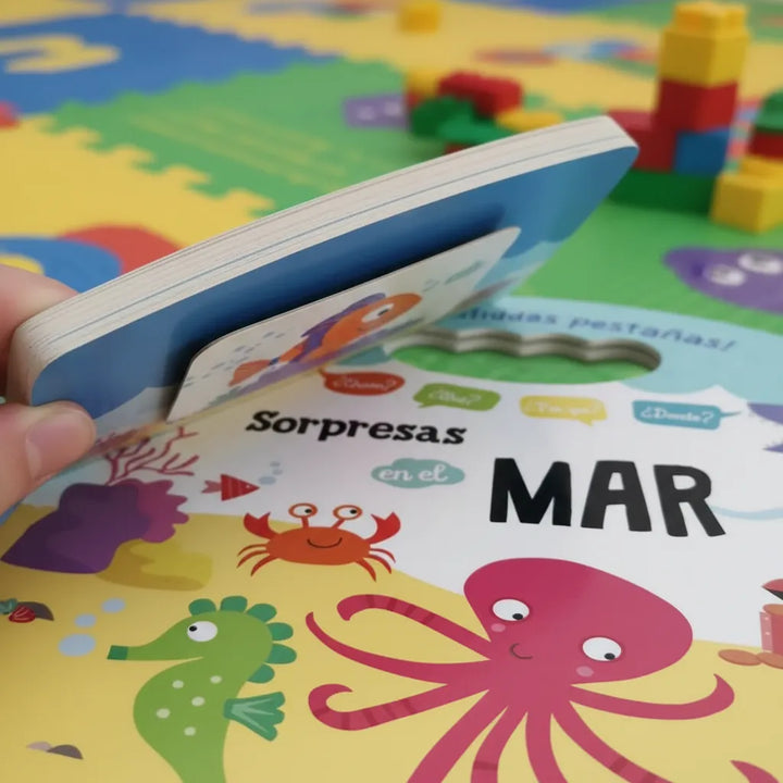 Libro Sorpresas En El Mar Con Pestañas