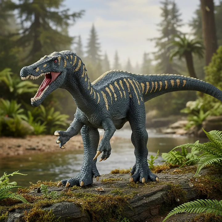 Figura Dinosaurios Baryonyx Pintado A Mano