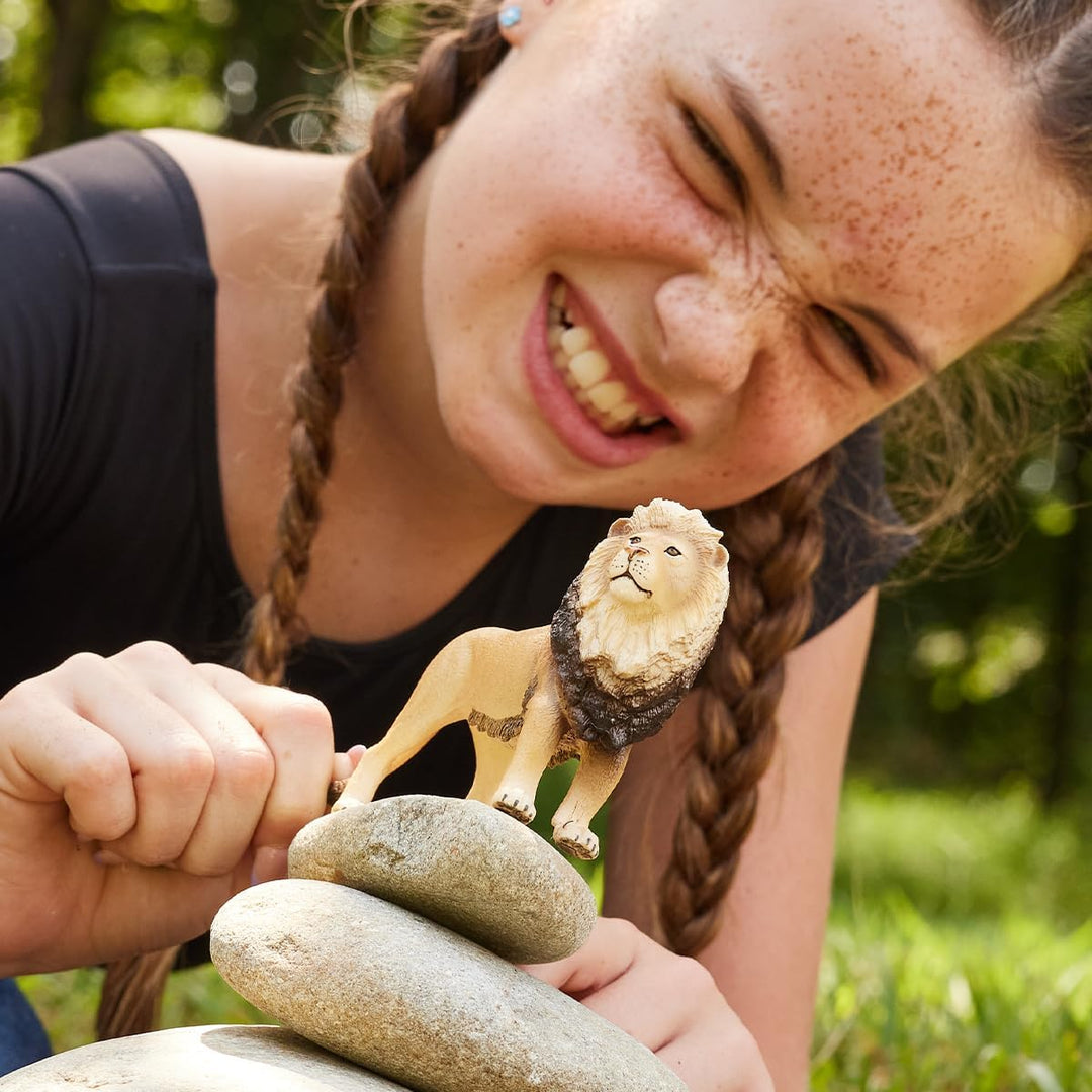 Figuras Coleccionables León Pintada A Mano Schleich