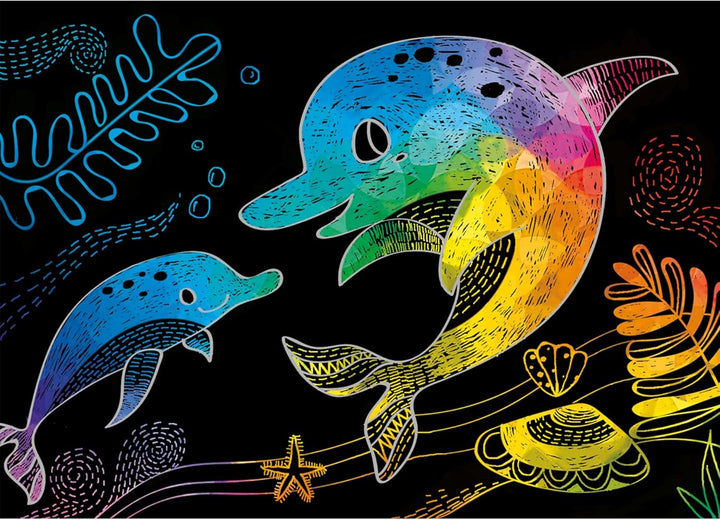 Juego De Rasca Animales Marino Para Niños