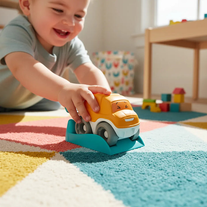 juguete carro giros locos Naranja para niños