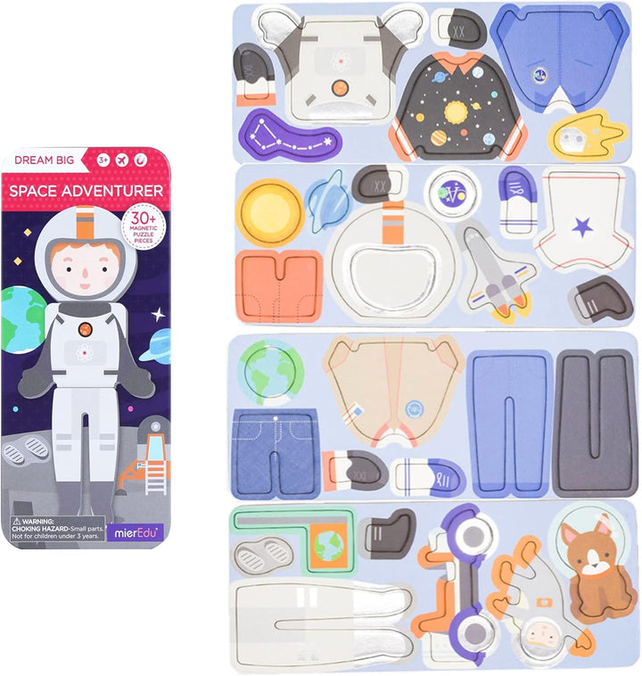 Rompecabezas Magnético Espacial Para Niños
