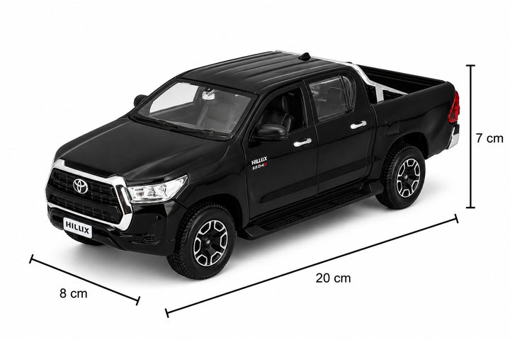 Carro Coleccionable Bburago 1/24 Se Toyota Hilux Negro