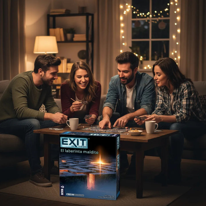 Juego De Mesa Exit El Laberinto Maldito Niños Adultos