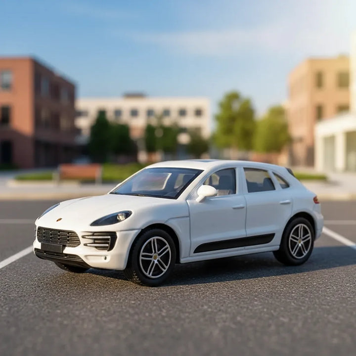 Carro Coleccionable Bburago 1/43 Porshe Macan Blanco