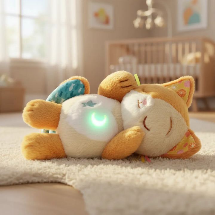 Juguete Gatito Felices Sueños Sonido Bebés