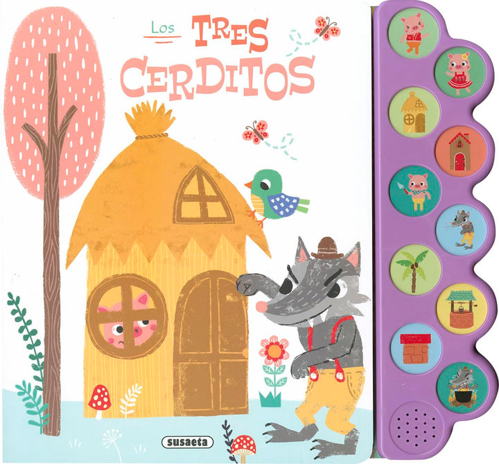 Libro De Sonidos Los Tres Cerditos Interactivo Para Niños