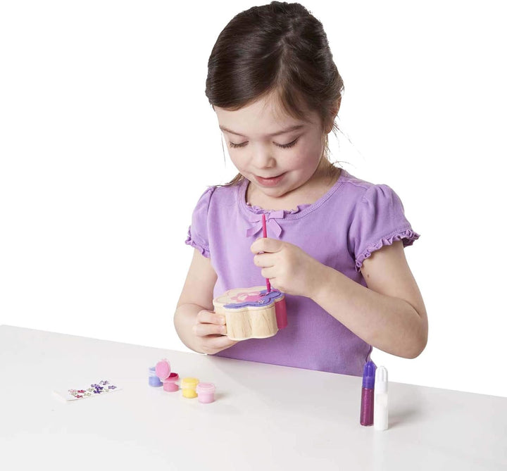 Juego Creativo Caja De Madera Flor Para Niños