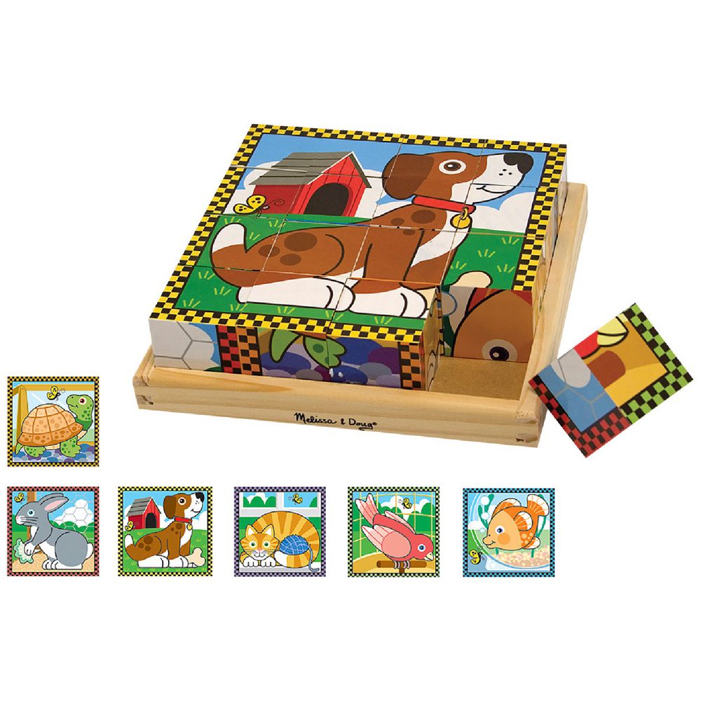 Juego Didáctico Cubos Rompecabezas Niños