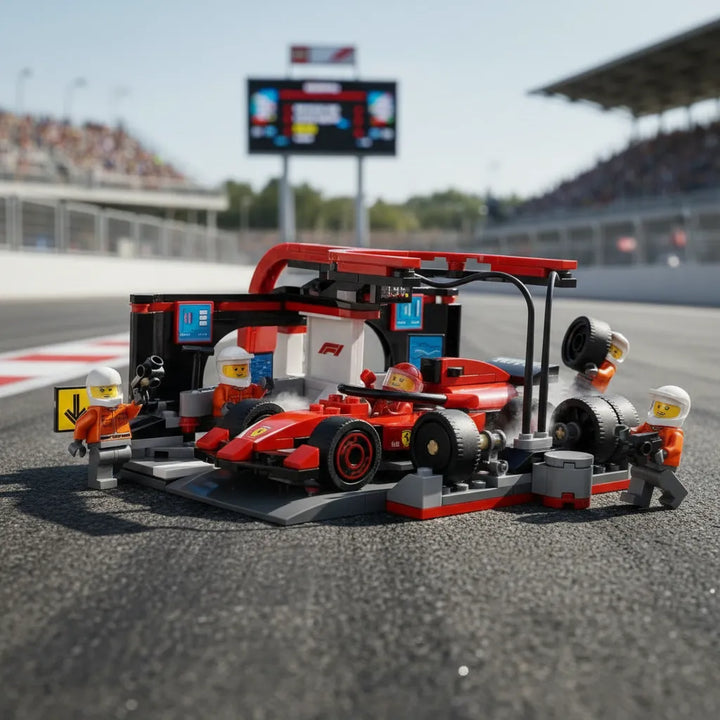 Juguete Lego City F1 Pit Stop Ferrari 322 Piezas Para Niños