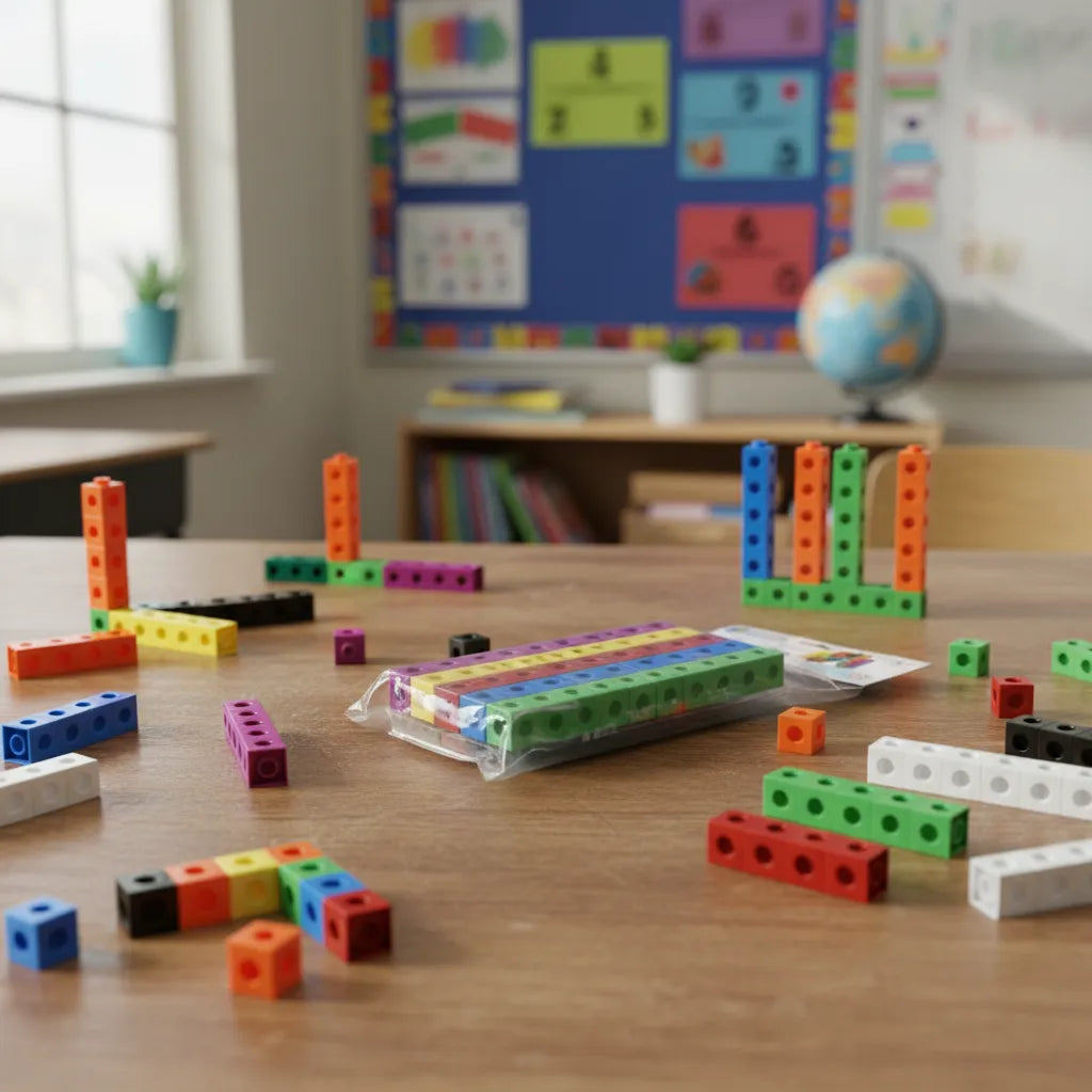 Juego Didáctico Matemático De Construcción Para Niños