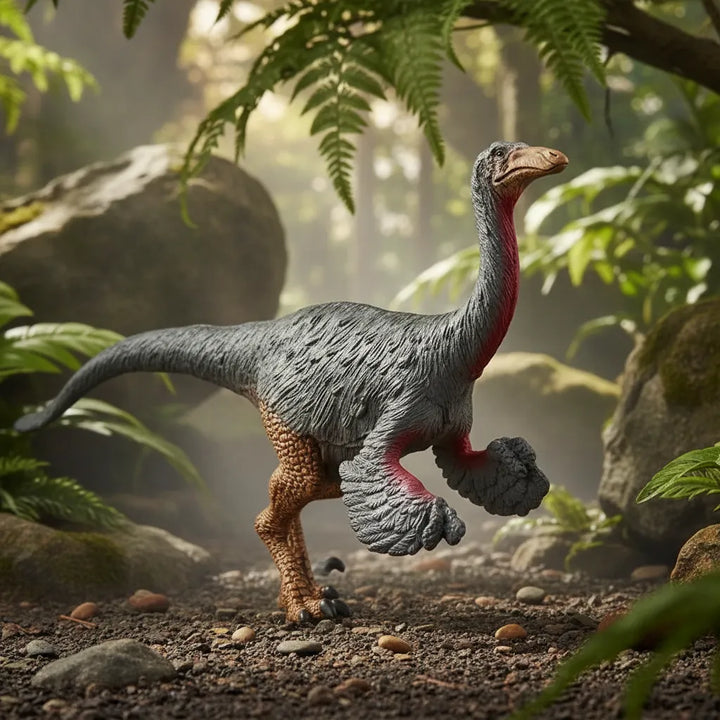 Figura Coleccionable Gallimimus Pintada A Mano Schleich