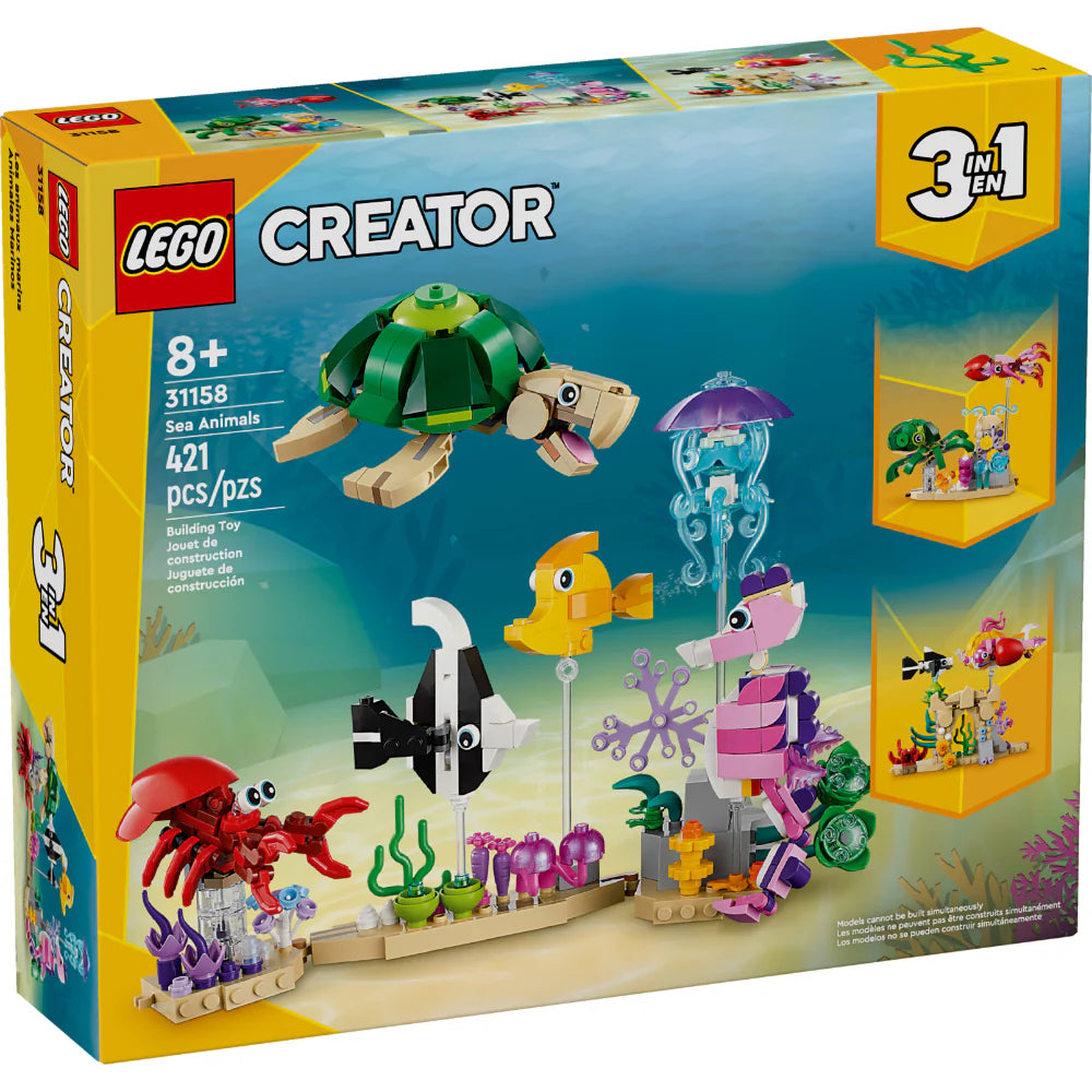 Lego Armatodo 3 En 1 Animales Marinos 421 Piezas Niños