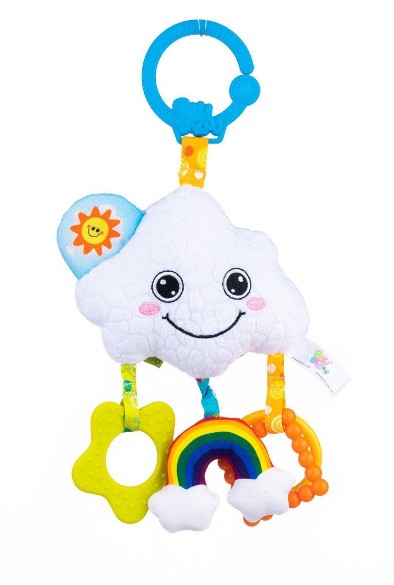 Juego Estimulación Nube Con Mordedor Bebés