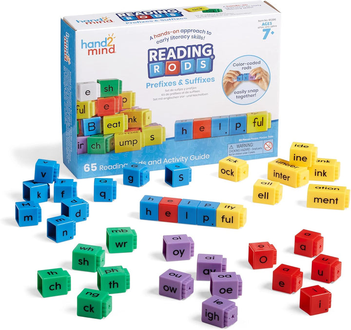 Juego Set  De Bloques Prefijos Y Sufijos Para Niños