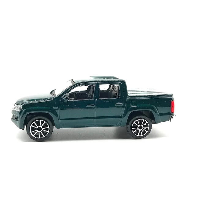 Carro A Escala 1/36 Bburago Vokswagen Amarok Verde