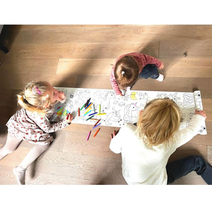 Kit Adhesivo Para Colorear Espacial Para Niños