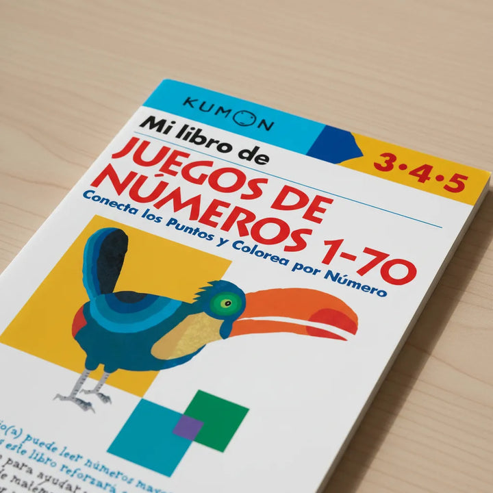 Libro Kumon Mi Libro De Juegos De Números 1-70 Niños