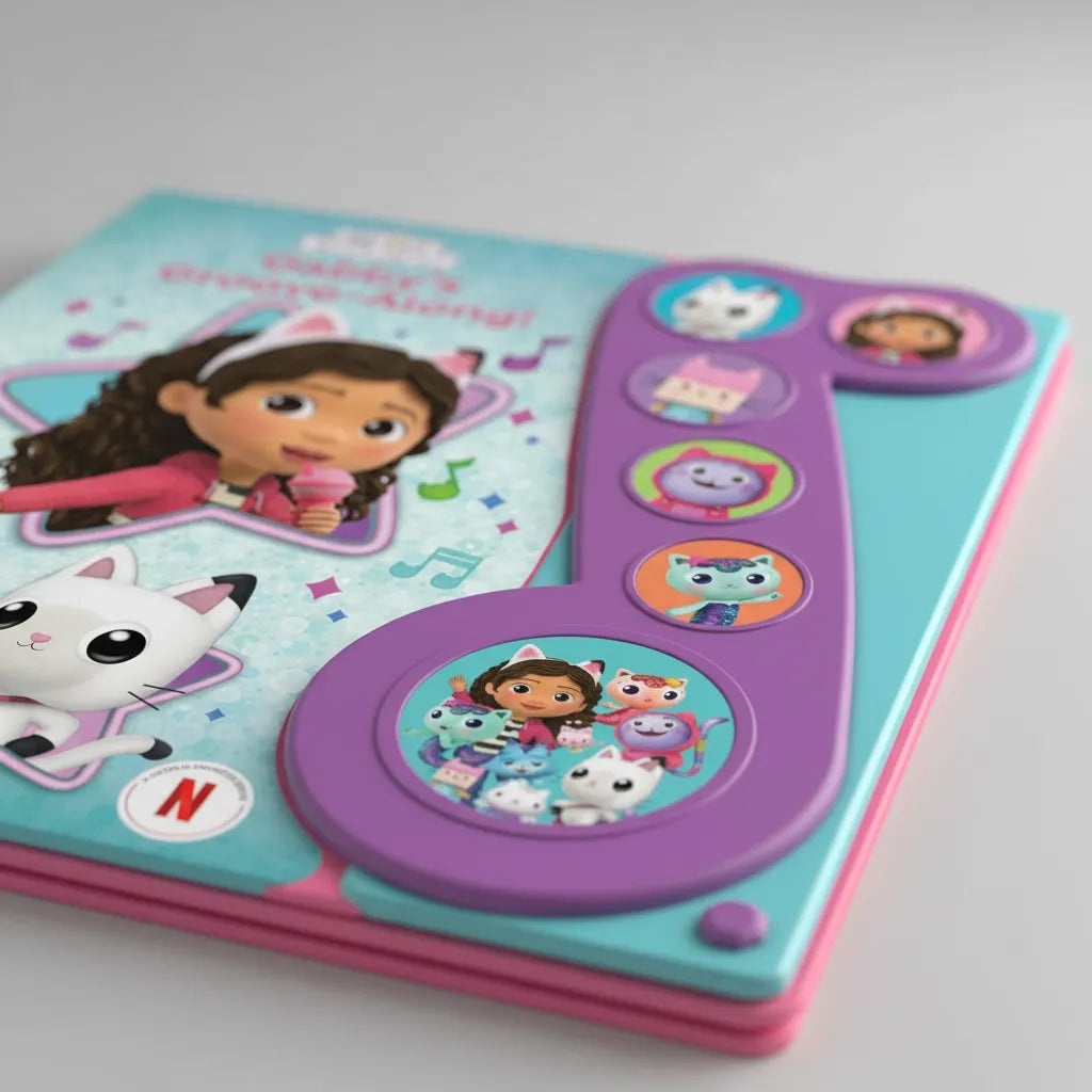 Libro Didáctico Sonido Dollhouse Gabby&