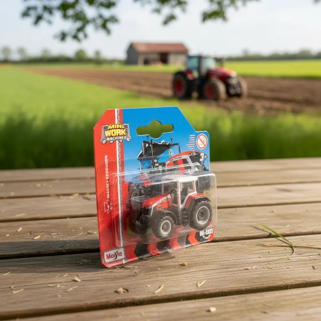 Tractor A Escala Massey Ferguson Rojo