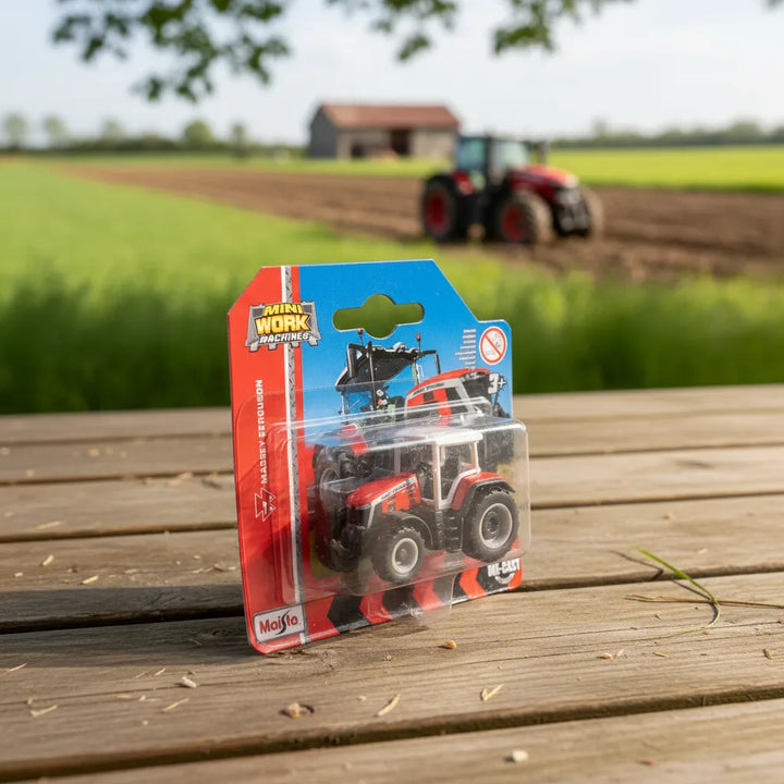 Tractor A Escala Massey Ferguson Rojo
