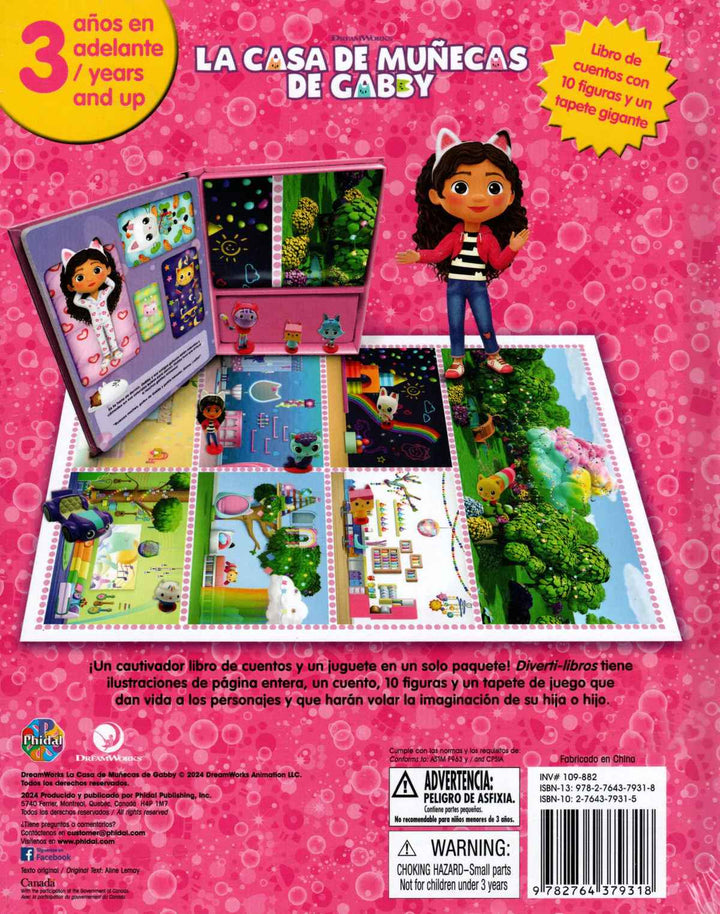 Libro Infantil Casa De Las Muñecas 10 Figuras Y Tapete