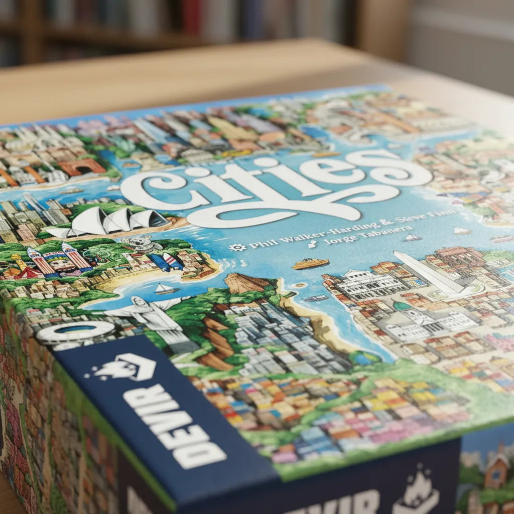 Juego De Mesa Cities Construcción Adultos