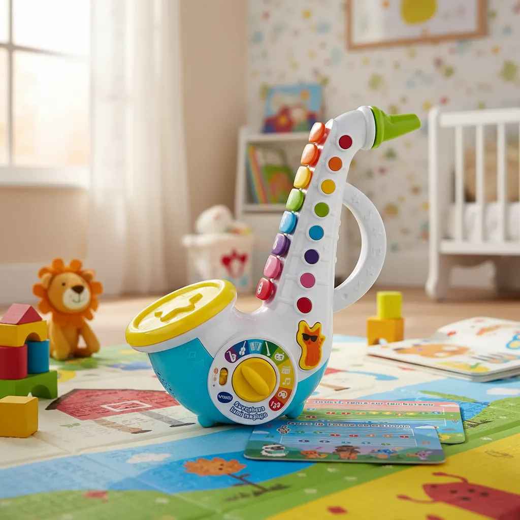 Juguete Saxofón Luces Y Sonidos Para Niños