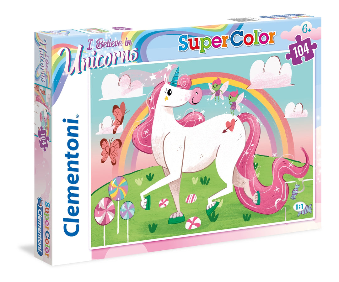 Rompecabezas 104 Piezas Unicornios Niños