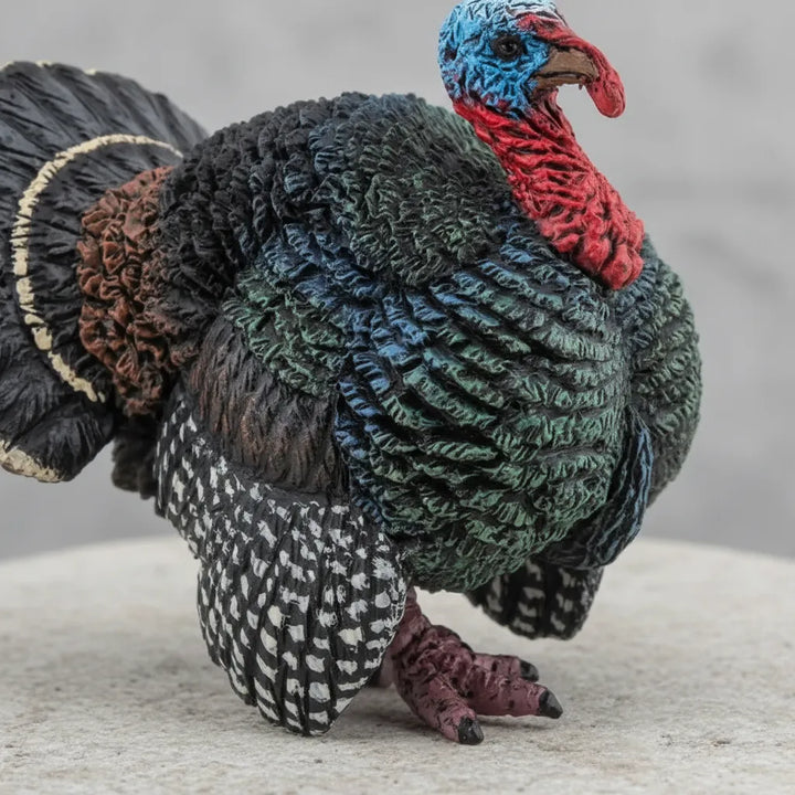 Figura Coleccionable Pavo Pintada A Mano Papo