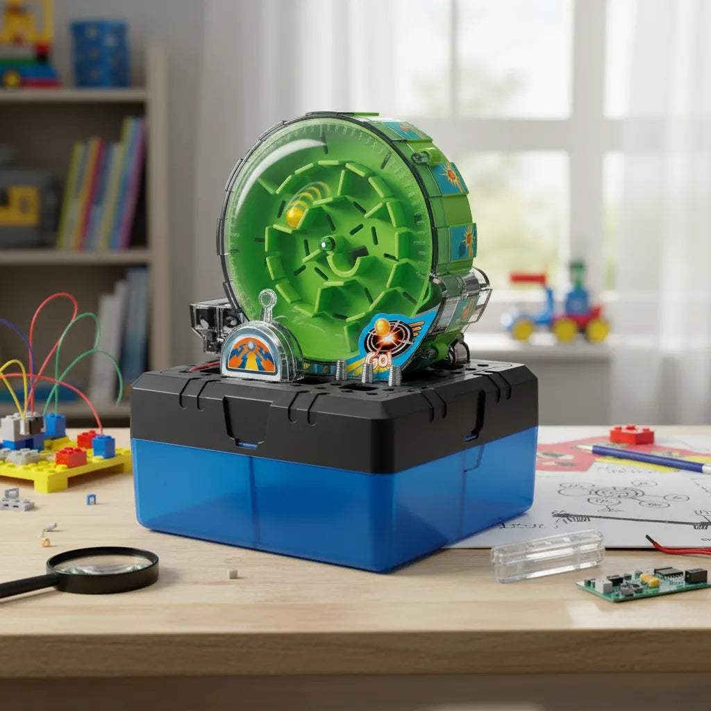 Experimento STEM Laberinto En Espiral Para Niños