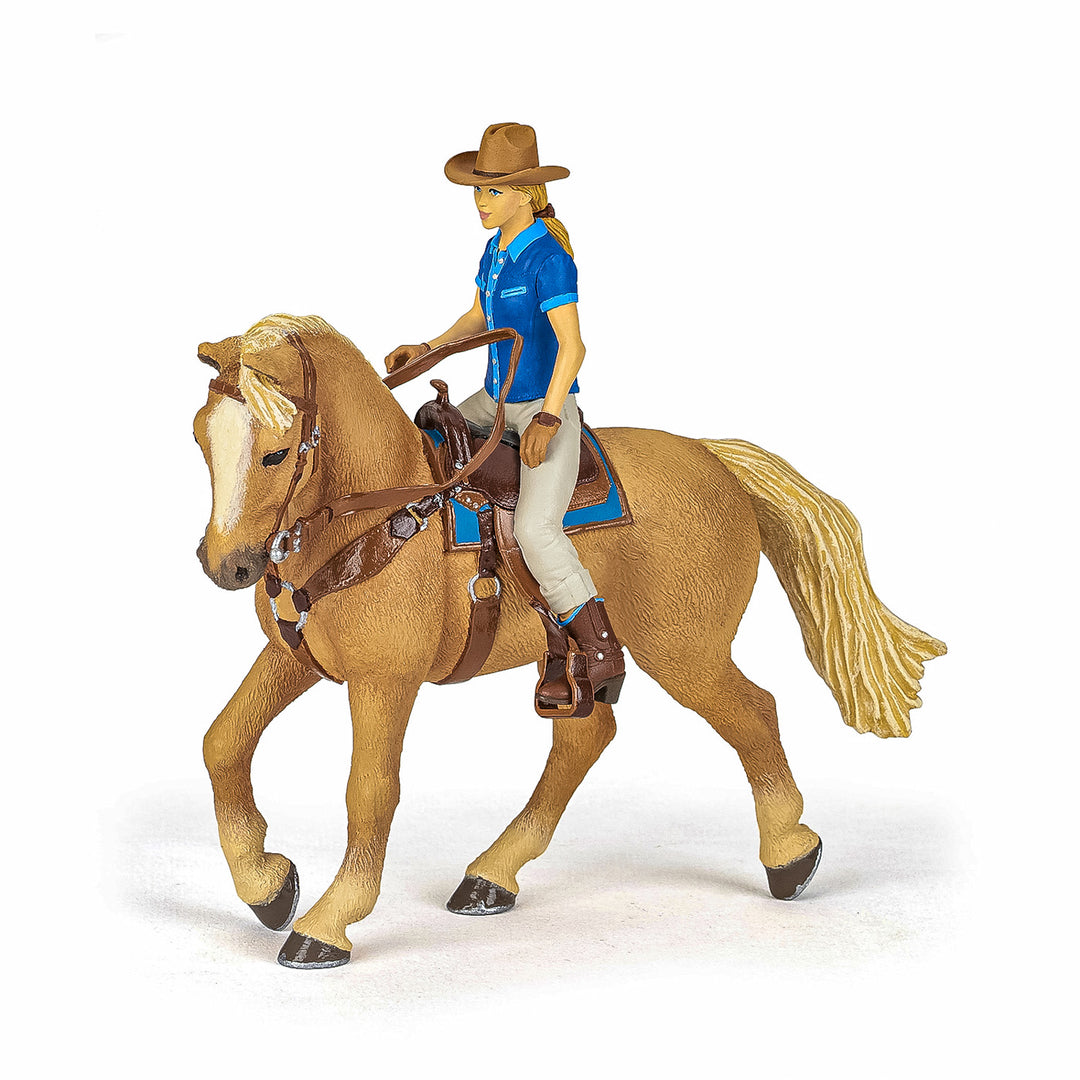 Juguete Figura De Caballo Y Jinete detallado Niños