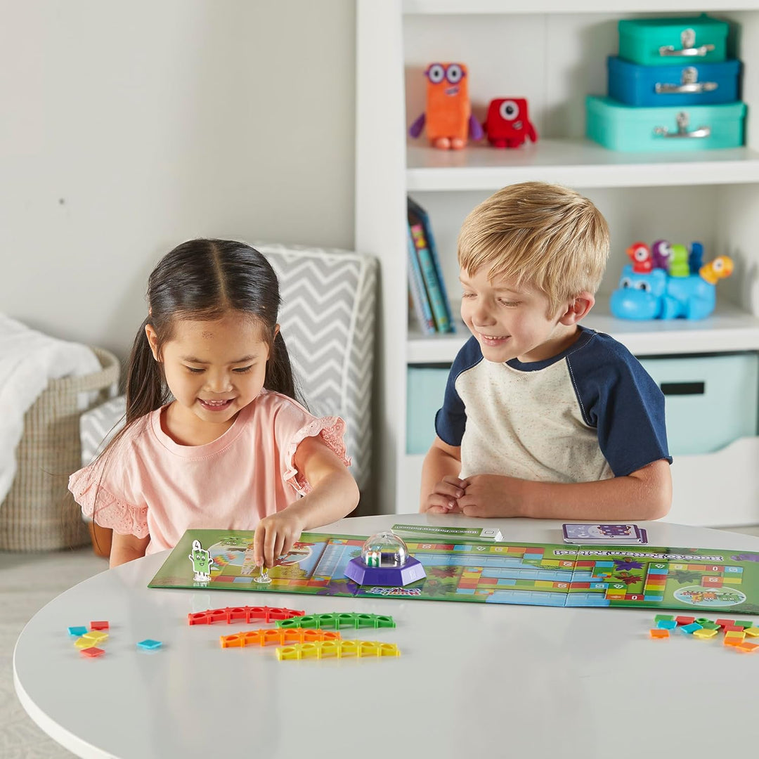 Juego De Mesa Carrera De Bloques Numérico Para Niños