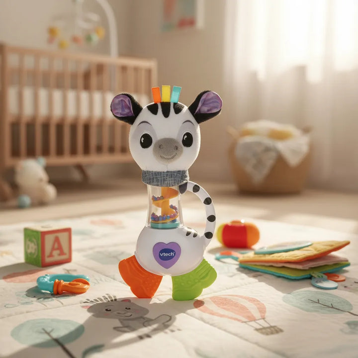 Juguete Sonajero Cebra Para Bebés