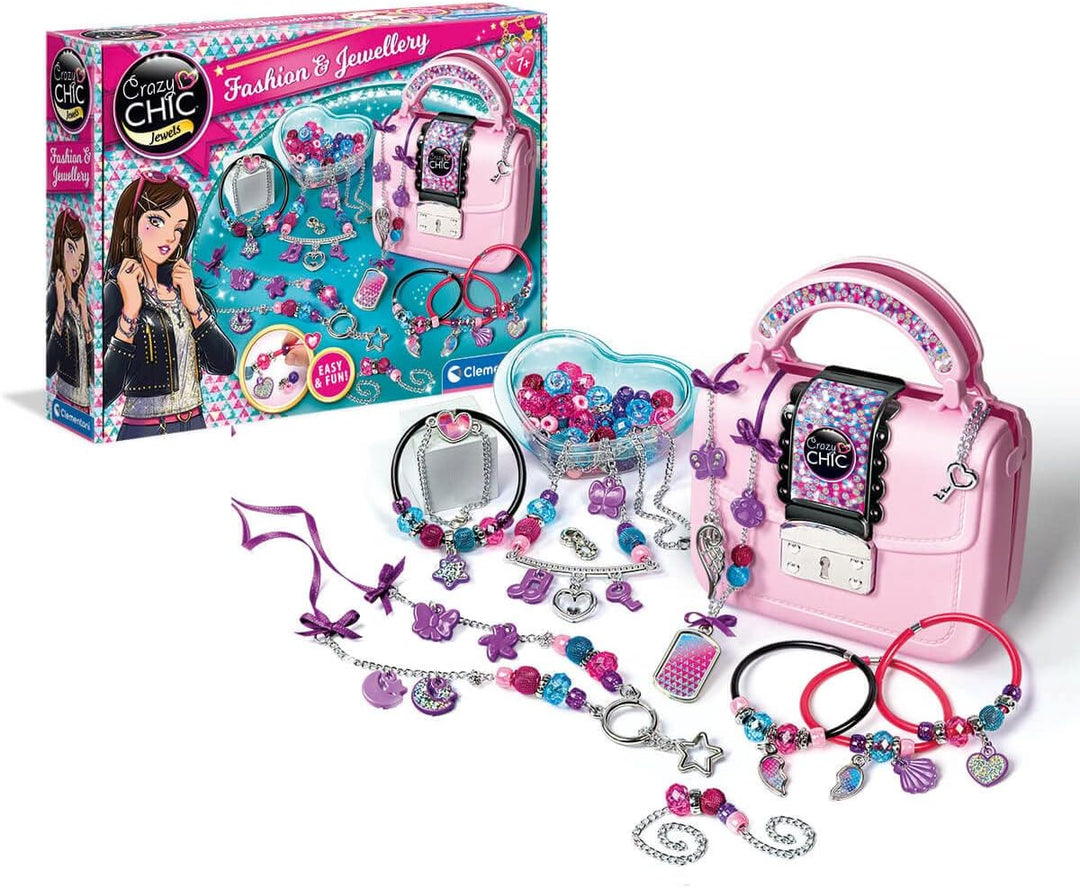 Set De Joyas Con Bolso De Mano Niñas