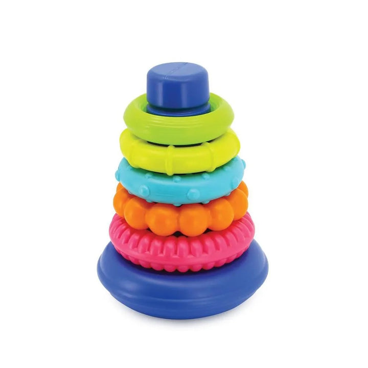 Juego Bebés Aros Apilables Encaje Y Texturas