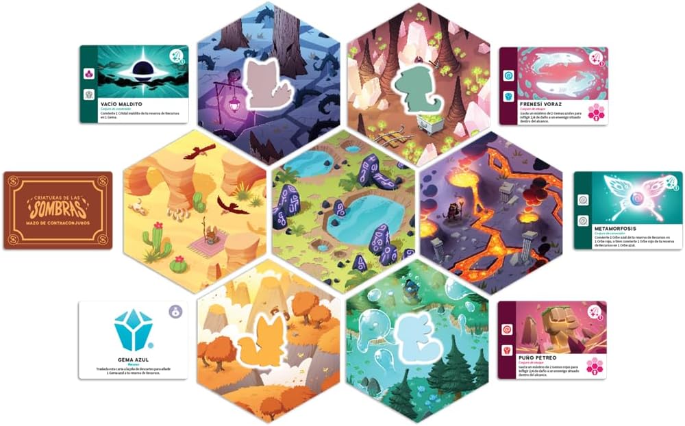 Juego De Mesas Criaturas De Las Sombras Estrategia Niños