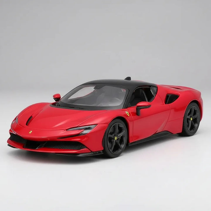 Carro A Escala Ferrari Sf90 Con Luces y Sonido