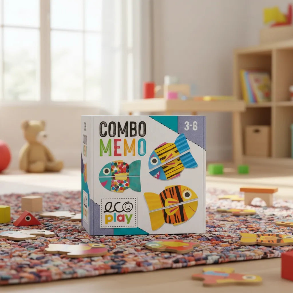 Rompecabezas Combo Memo Ecoplay Para Niños
