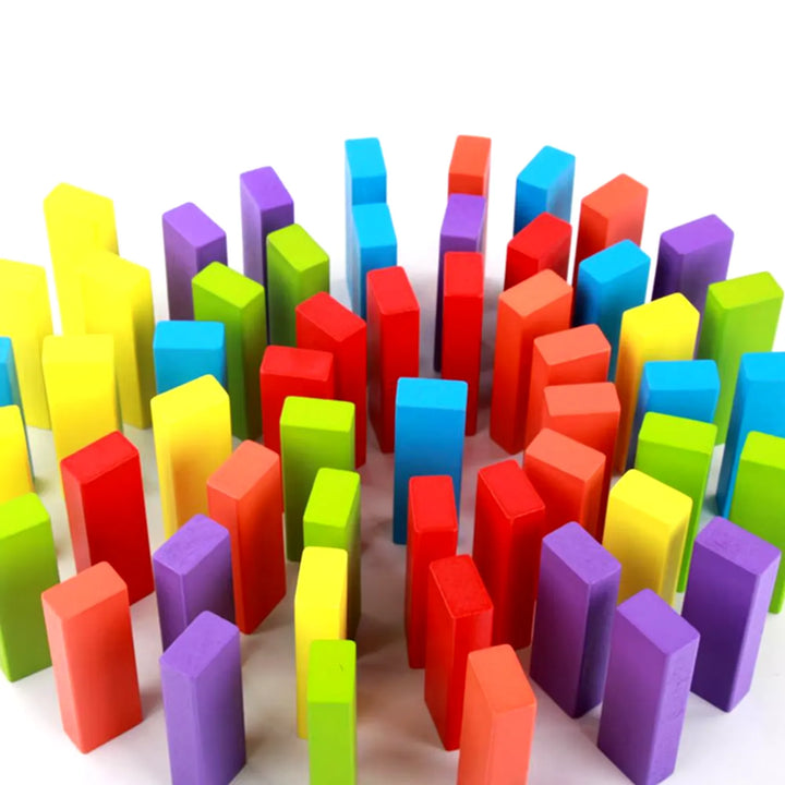 Juego Jenga Madera 54 Piezas Para Niños